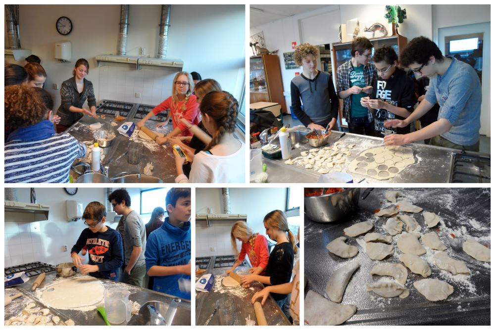 Chinese dumplings maken